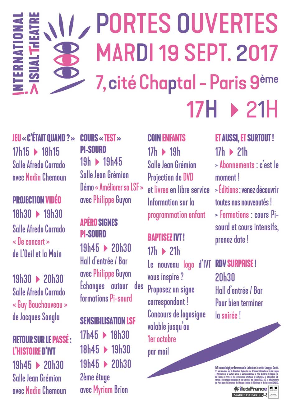 Portes Ouvertes IVT 2017